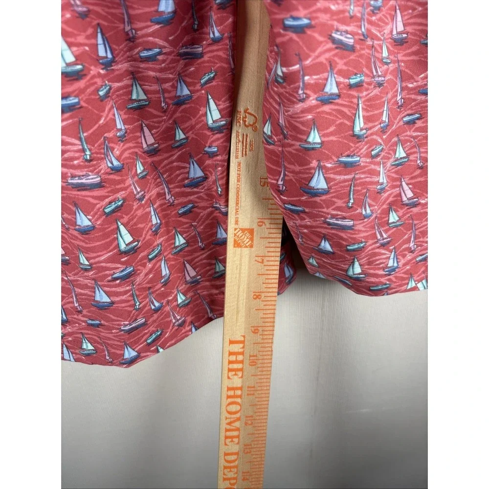 Peter Millar Swim Trunks Mens XL Seaside Collection Sailboat Beach Nautical